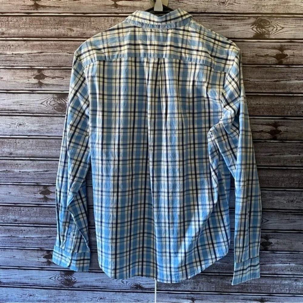 NWT‎ Gap Men's Long-Sleeved Poplin Button-Down Shirt Size L